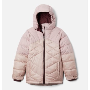 Dívčí Bundy Columbia Winter Powder Quilted Růžové NFPIAW942